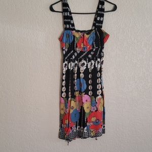 Floral Wet Seal Sleeveless Dress